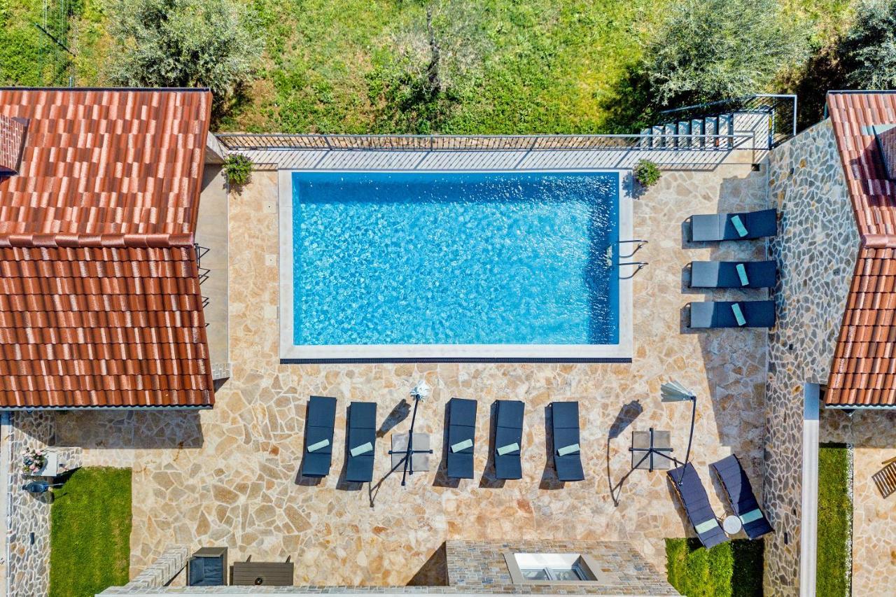 Luxury Stone Villa With Pool - Brisevo Ngoại thất bức ảnh